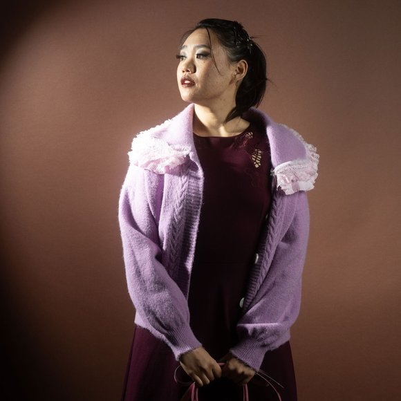 Romantic Oversized Sweater with Ruffles, Korean street style - Size M - Picture 6 of 7